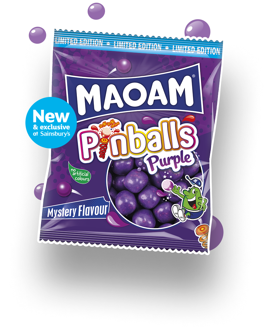 MAOAM Pinballs Purple packet image